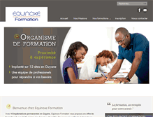Tablet Screenshot of equinoxe-guyane.com